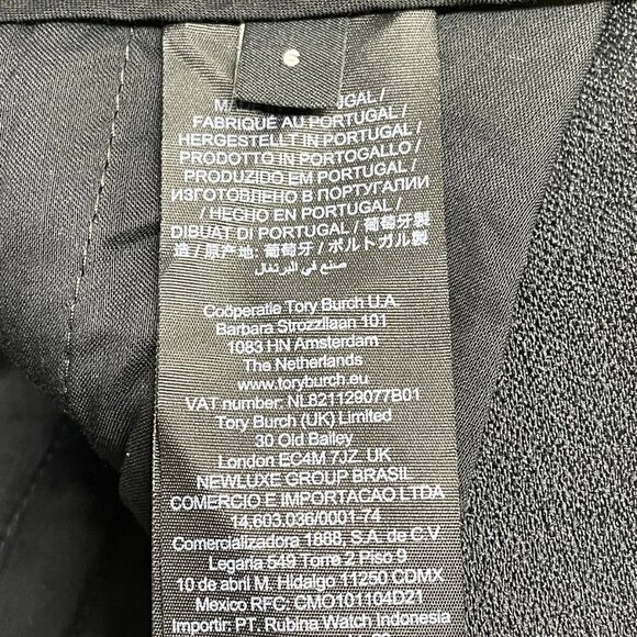 NEW TORY BURCH Women’s Crepe Straight Pants Black Size 6 Tailored Dress Trousers - Picture 4 of 7